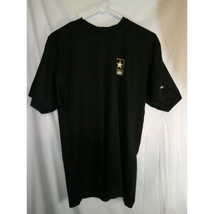 Army Physical Fitness Uniform T-Shirt Moisture Wicking‎ Tee Black Medium